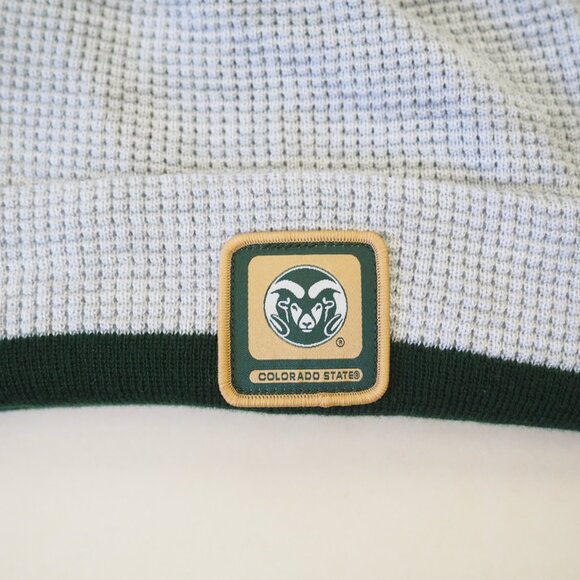 NWT Under Armour Collegiate Gray Green Colorado State Beanie - Picture 3 of 4